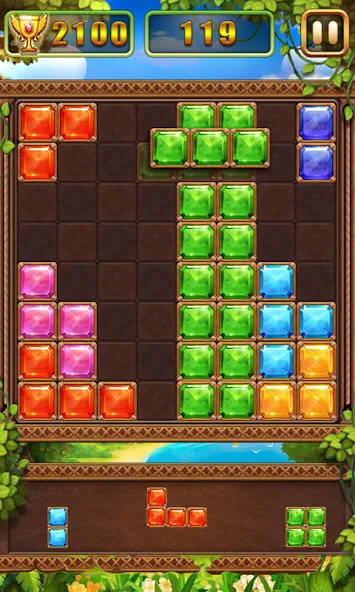 Скачать Puzzle Block Jewels на Android — Много денег — скриншот 3