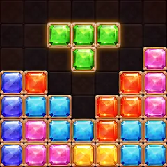 Скачать Puzzle Block Jewels на Android — Много денег