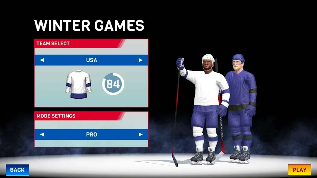 Hockey All Stars — Взломанная версия (Много денег) — скриншот 4 Hockey All Stars — Взломанная версия (Много денег) — скриншот 4