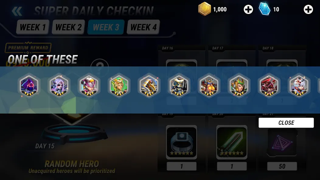 Heroes Infinity Premium на Андроид — Много денег — скриншот 2