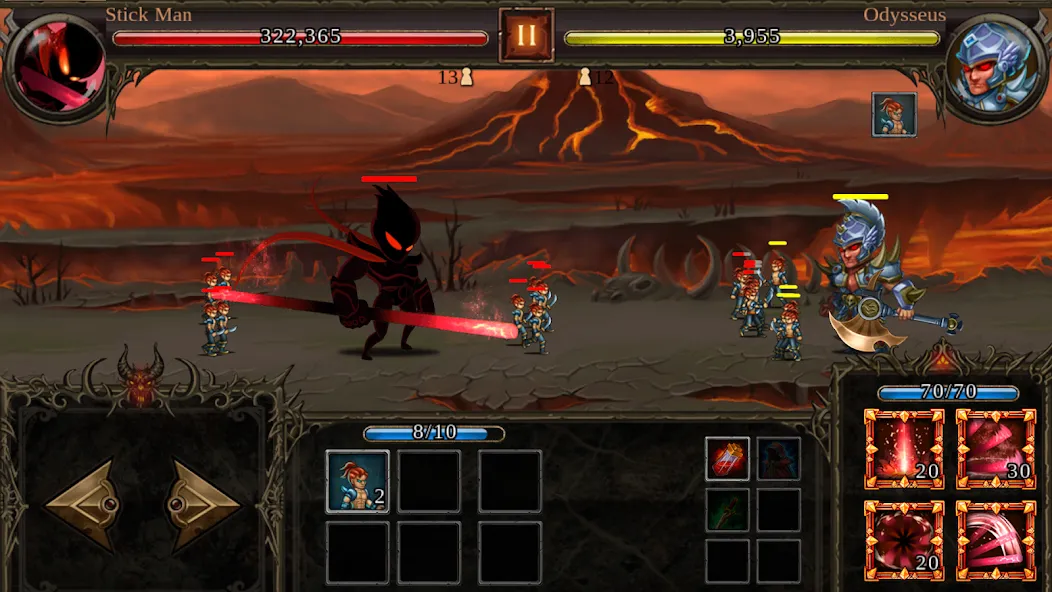 Скачать Hero Wars - stick fight на Андроид — Много денег и бессмертие — скриншот 3