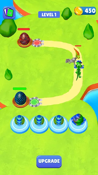 Dino Merge Mod APK Много денег и кристаллов — Скачать на Андроид — скриншот 1