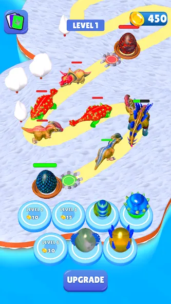 Dino Merge Mod APK Много денег и кристаллов — Скачать на Андроид — скриншот 3