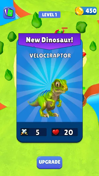 Dino Merge Mod APK Много денег и кристаллов — Скачать на Андроид — скриншот 5
