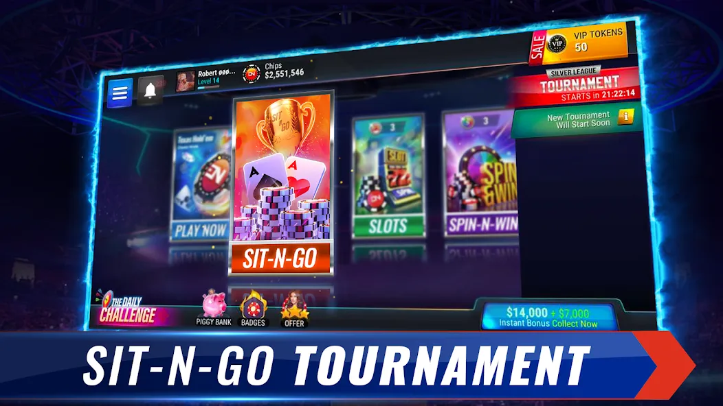 Скачать взломанную Poker Legends - Texas Hold'em — Много денег — скриншот 5