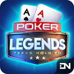 Скачать взломанную Poker Legends - Texas Hold'em — Много денег