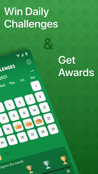 Скачать Solitaire - Classic Card Game на телефон — Все темы открыты и без рекламы — скриншот 3