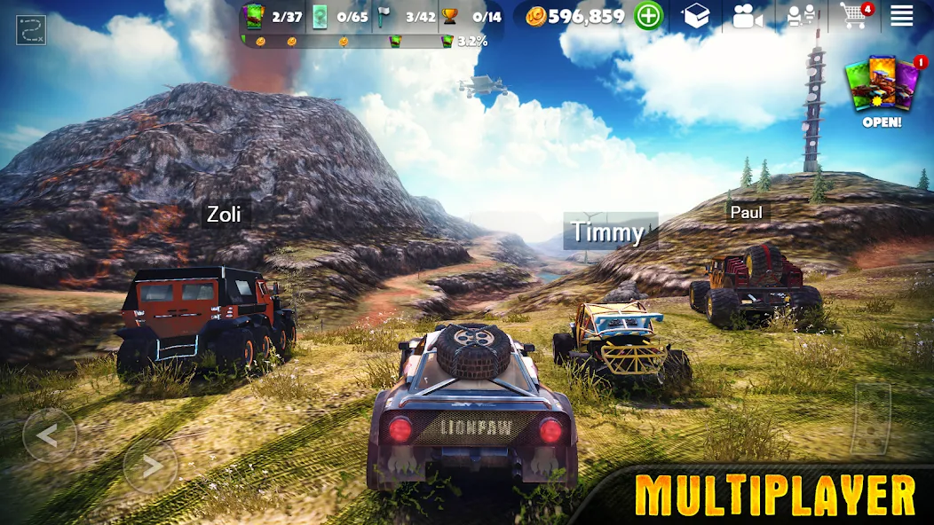 OTR - Offroad Car Driving Game на Андроид — Много денег и все машины разблокированы — скриншот 3