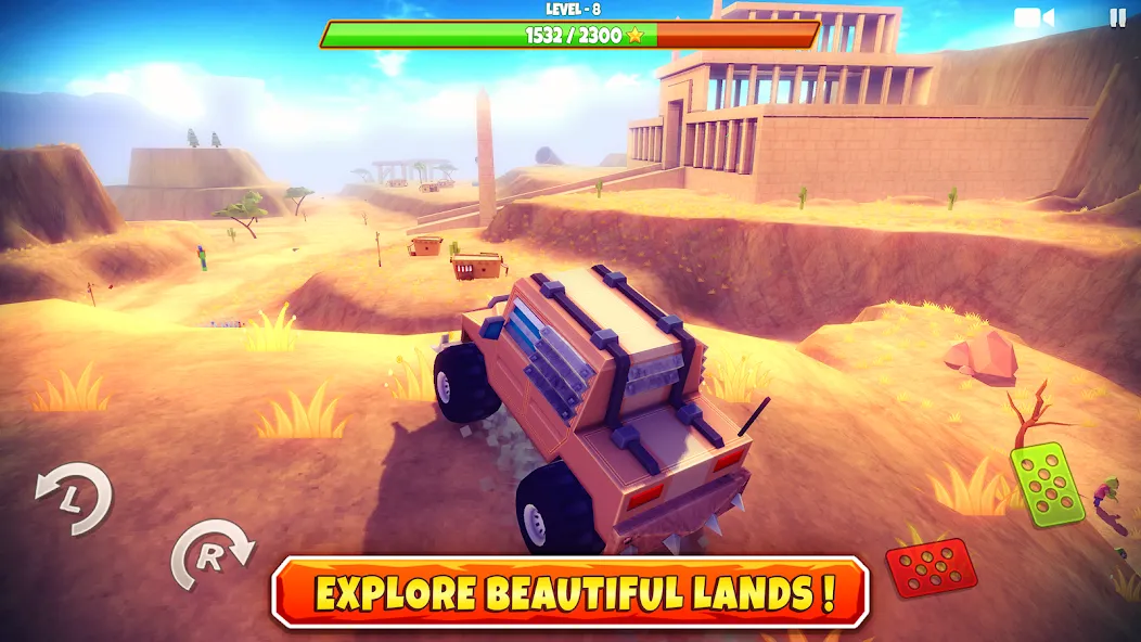 Zombie Offroad Safari на Андроид — Много денег — скриншот 1