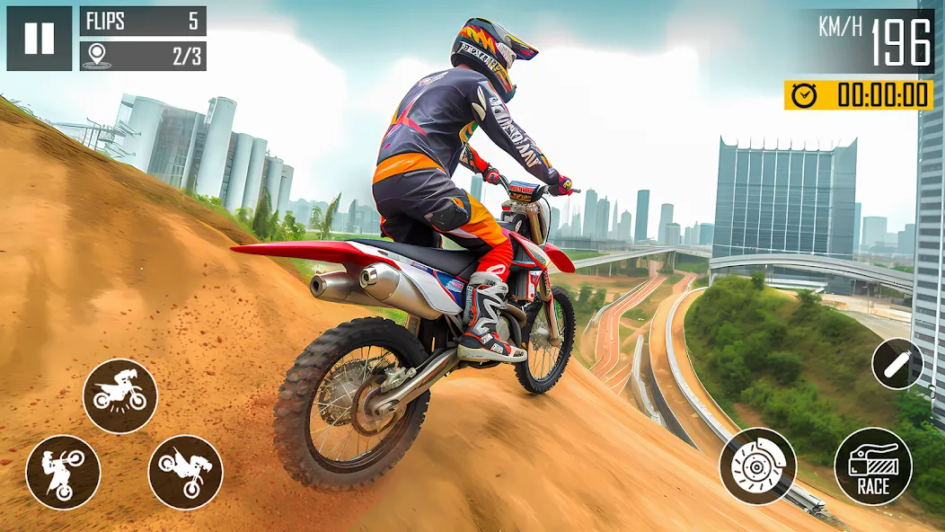 Скачать Ultimate Bike Stunt: Bike Game — Много денег — скриншот 2