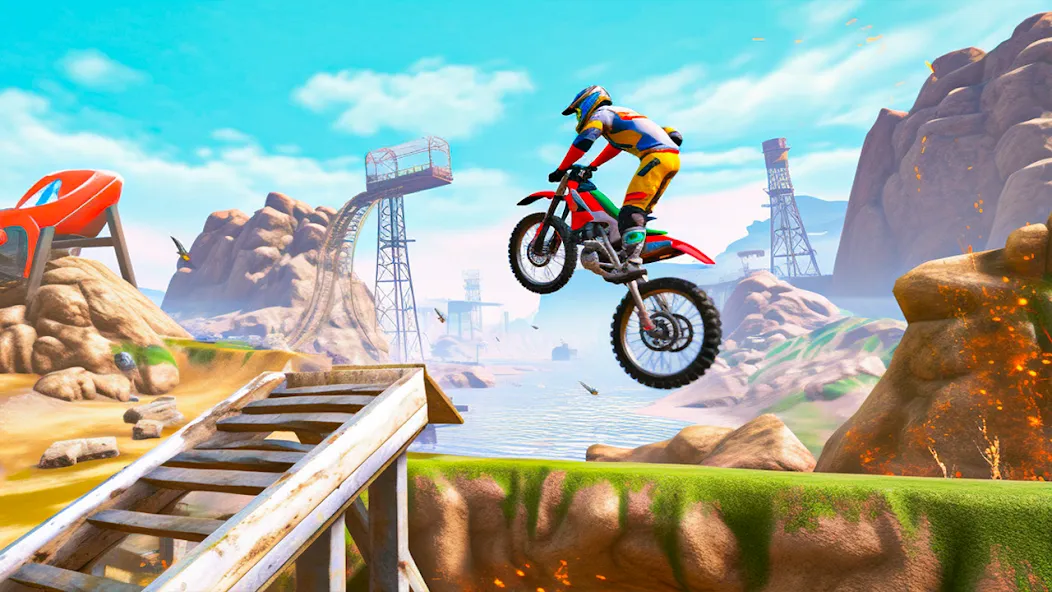 Скачать Ultimate Bike Stunt: Bike Game — Много денег — скриншот 4