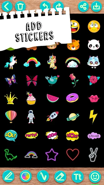 Draw Doodle - Kids drawing MOD APK на Android — Все открыто — скриншот 4