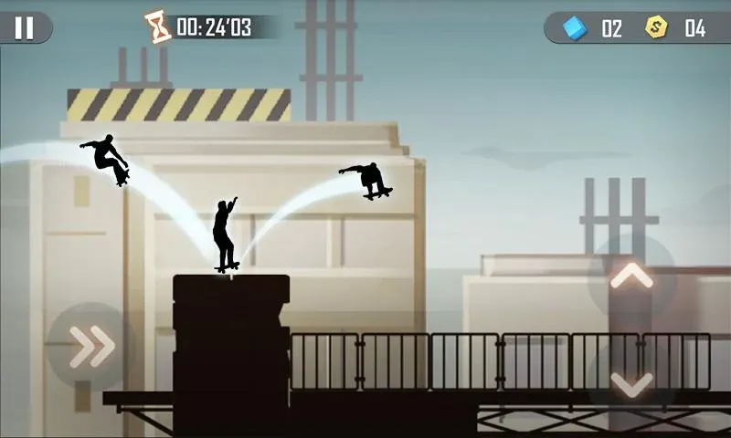 Скачать взлом Shadow Skate на Андроид — Много денег — скриншот 4