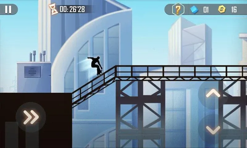 Скачать взлом Shadow Skate на Андроид — Много денег — скриншот 5