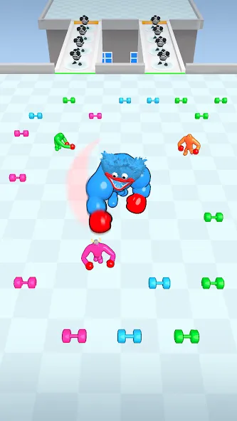 Скачать Punchy Race: Run & Fight Game (Мод: Много денег) на Андроид — скриншот 3