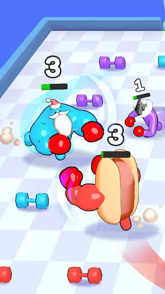 Скачать Punchy Race: Run & Fight Game (Мод: Много денег) на Андроид — скриншот 4