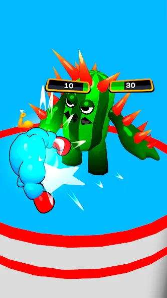 Скачать Punchy Race: Run & Fight Game (Мод: Много денег) на Андроид — скриншот 5