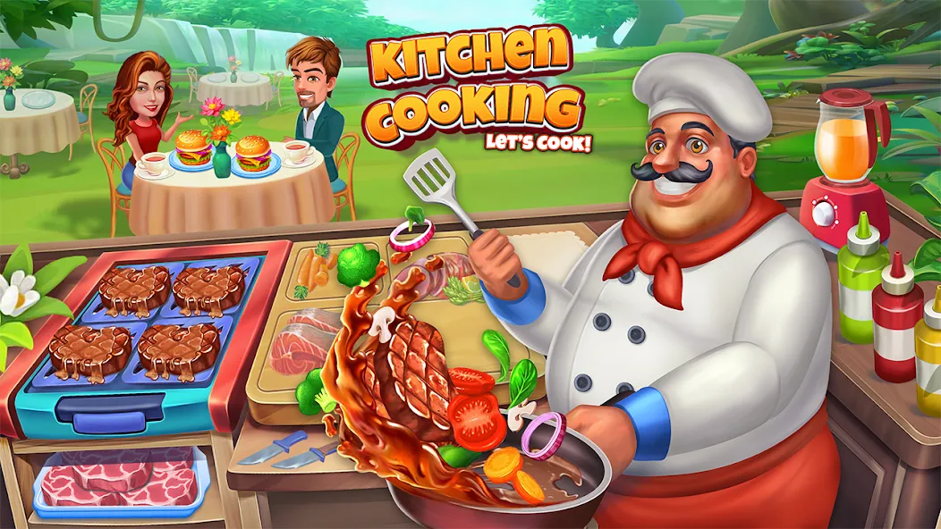 Скачать взломанную Food Cooking: Chef Restaurant — Много денег — скриншот 1
