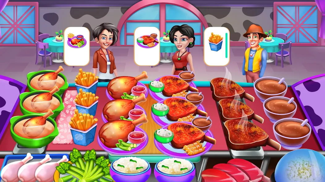 Скачать Cooking Food: Time Management — Много денег и без рекламы — скриншот 2