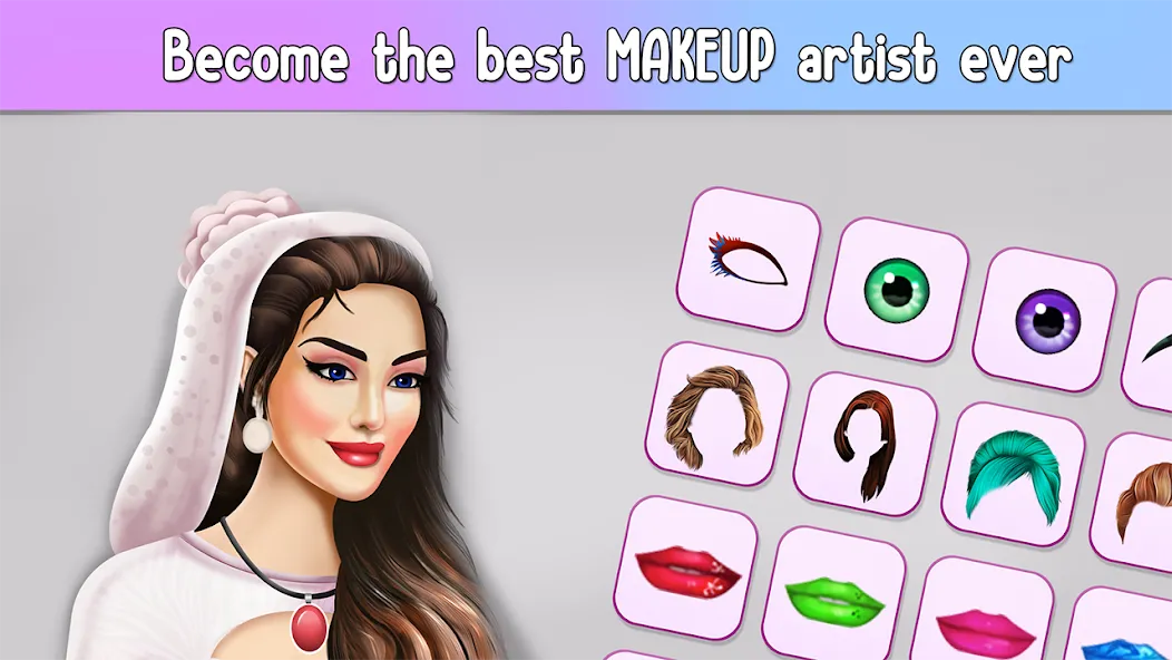 Скачать Fashion Stylist Makeup Dressup MOD APK — Много денег и все открыто — скриншот 3 Скачать Fashion Stylist Makeup Dressup MOD APK — Много денег и все открыто — скриншот 3