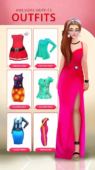 Girls Dress Up: Makeup Games — Взломанная версия (Все открыто) — скриншот 4