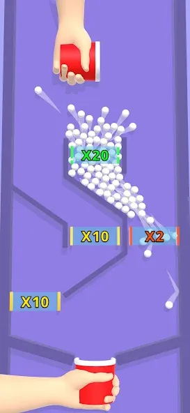 Bounce and collect (Мод Много денег) — скриншот 1