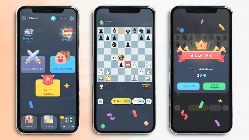 Скачать Chess: Classic Board Game — Разблокированные премиум темы — скриншот 1