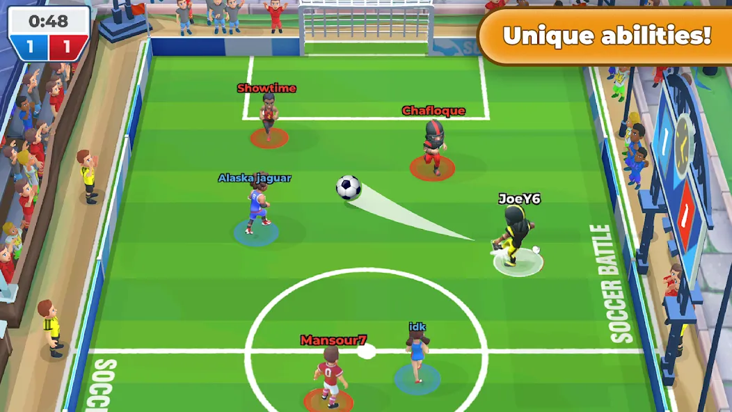 Взлом Soccer Battle - PvP Football — Много денег и бесконечная энергия — скриншот 3 Взлом Soccer Battle - PvP Football — Много денег и бесконечная энергия — скриншот 3