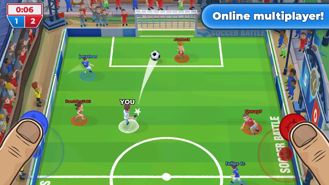 Взлом Soccer Battle - PvP Football — Много денег и бесконечная энергия — скриншот 4 Взлом Soccer Battle - PvP Football — Много денег и бесконечная энергия — скриншот 4