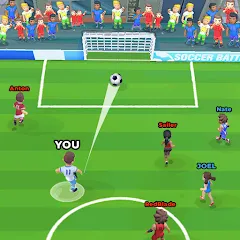 Взлом Soccer Battle - PvP Football — Много денег и бесконечная энергия