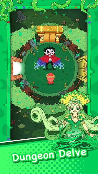 Dicey Elementalist на Андроид — Мод Много денег и бесконечные кристаллы — скриншот 1