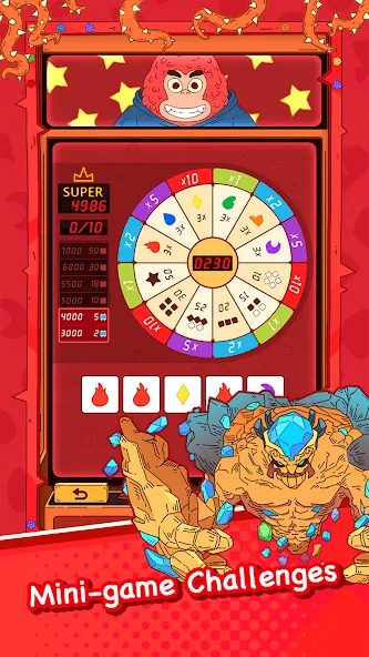 Dicey Elementalist на Андроид — Мод Много денег и бесконечные кристаллы — скриншот 5