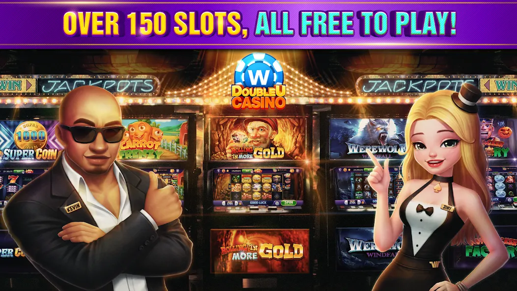 DoubleU Casino™ - Vegas Slots — Много монет и фишек — скриншот 5