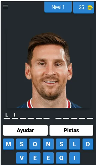 Guess Soccer Player Quiz на Андроид — Много денег — скриншот 1