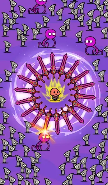 Взлом Little Hero: Survival.io — Много денег и бессмертие — скриншот 2