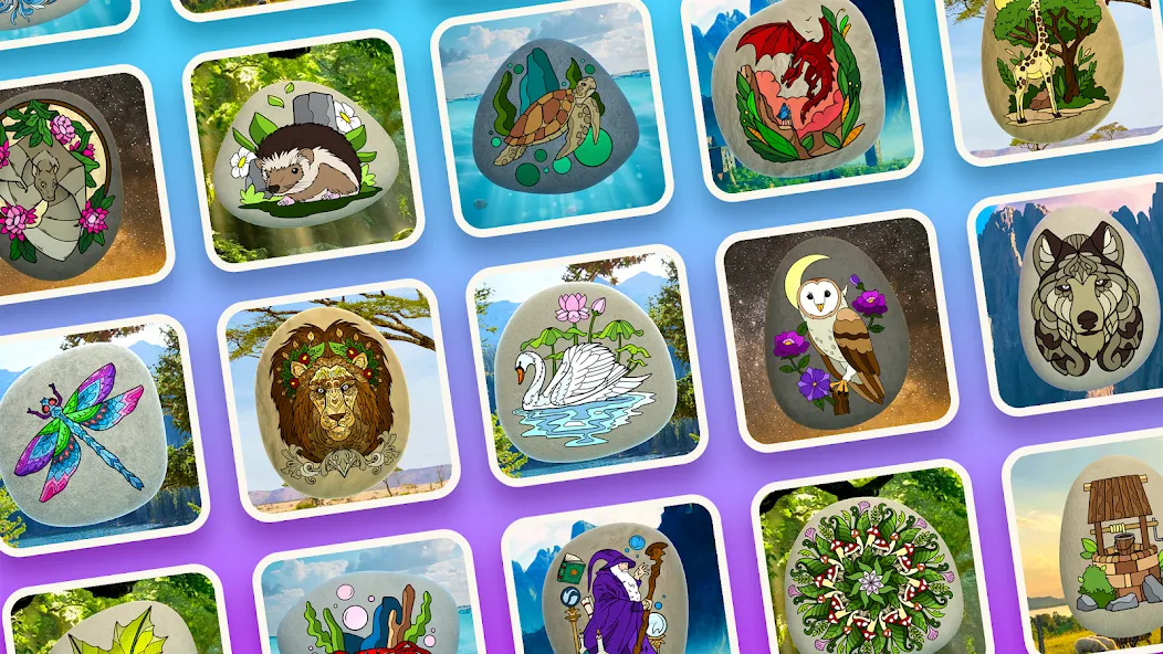Rock Art - 3D Color by Number MOD APK — Много денег — скриншот 1