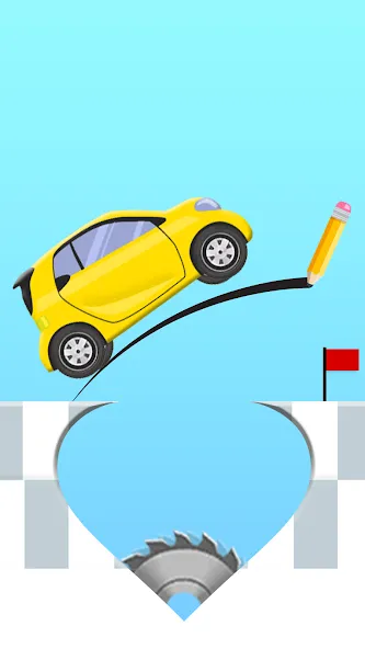Взломанная Draw 2 Bridge: Draw Save Car на Андроид — Много денег и без рекламы — скриншот 1 Взломанная Draw 2 Bridge: Draw Save Car на Андроид — Много денег и без рекламы — скриншот 1