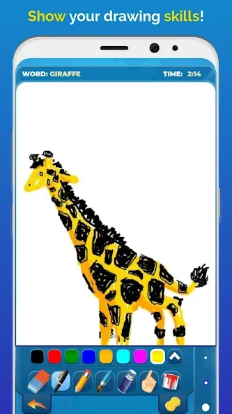 Drawize - Draw and Guess Mod APK Все цвета и кисти разблокированы — Скачать на Андроид — скриншот 5