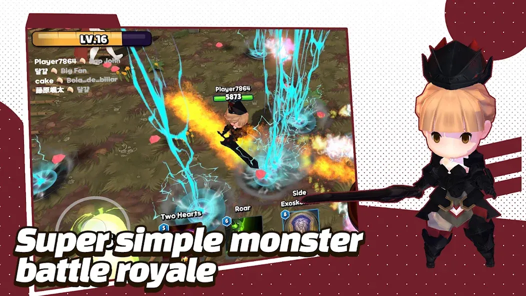 Взломанная Magical Monster.io : Evolution на Андроид — Много денег и кристаллов — скриншот 1
