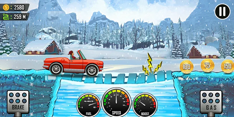 Racing the Hill Mod APK Много денег — Скачать на Андроид — скриншот 2 Racing the Hill Mod APK Много денег — Скачать на Андроид — скриншот 2