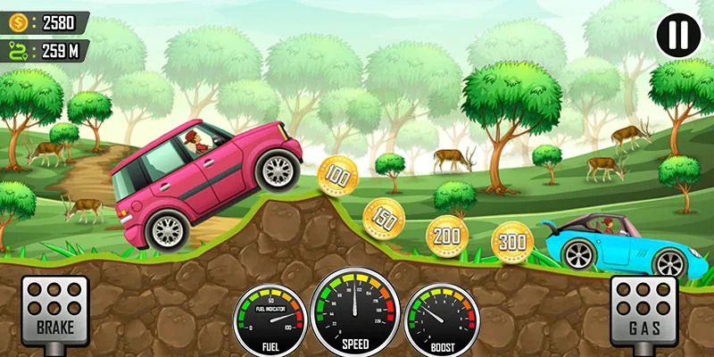 Racing the Hill Mod APK Много денег — Скачать на Андроид — скриншот 3 Racing the Hill Mod APK Много денег — Скачать на Андроид — скриншот 3