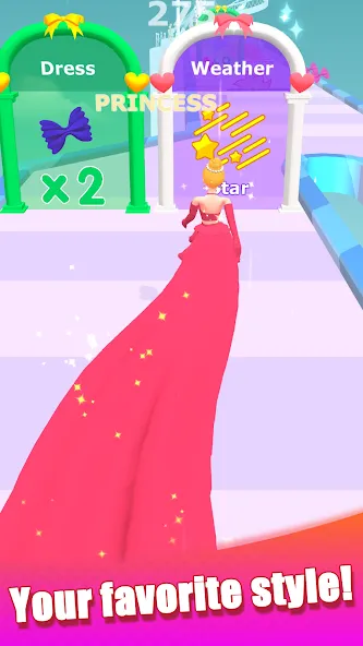 Скачать взлом Dancing Dress - Fashion Girl на Андроид — Много денег — скриншот 3