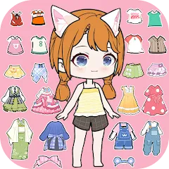 YOYO Doll Anime Dress Up Game (Мод Много денег)