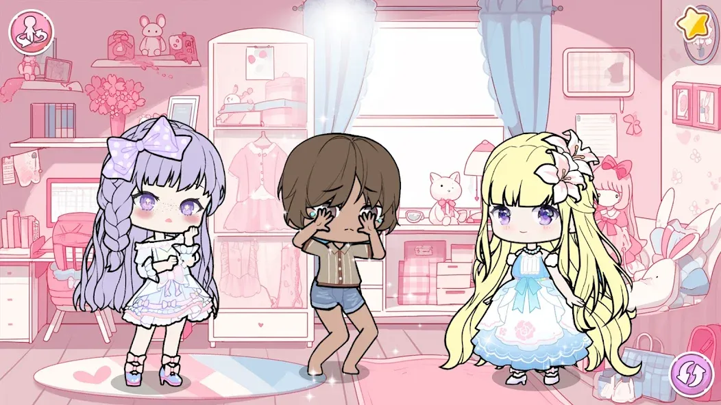 YOYO Doll School life Dress up — Все открыто — скриншот 3