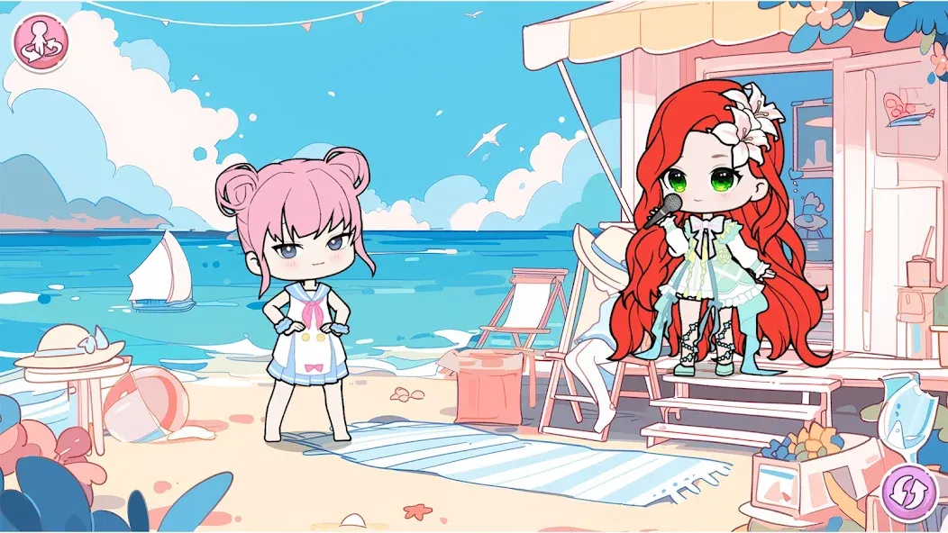 YOYO Doll School life Dress up — Все открыто — скриншот 5