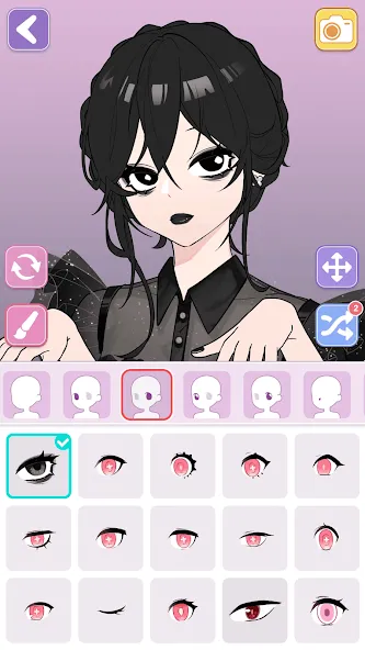 Vlinder Avatar Maker: dress up MOD APK на Android — Все открыто — скриншот 5