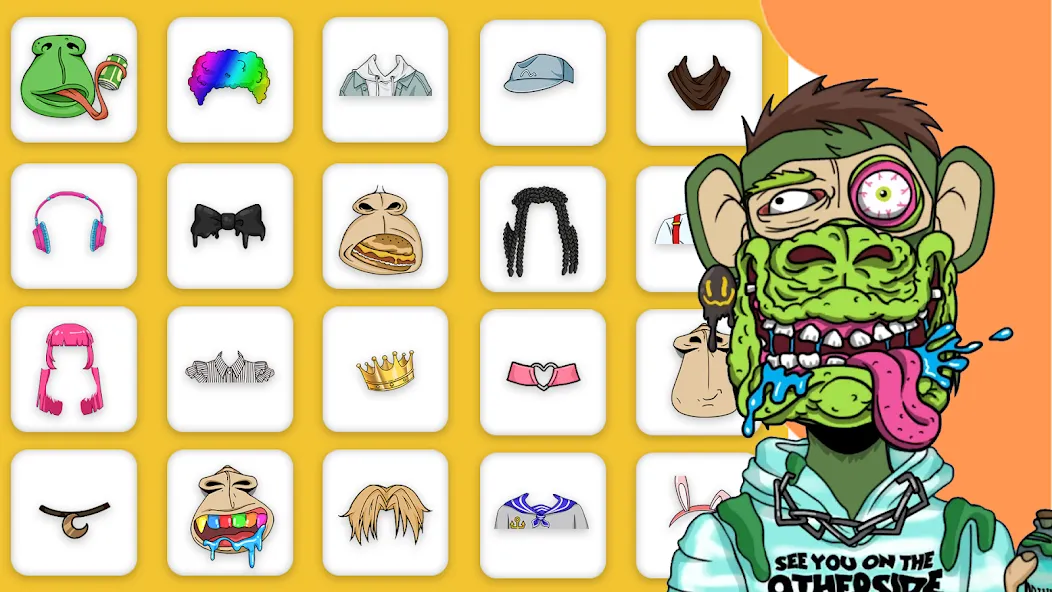 Скачать Bored Ape Creator - NFT Art — Все премиум шаблоны открыты — скриншот 1