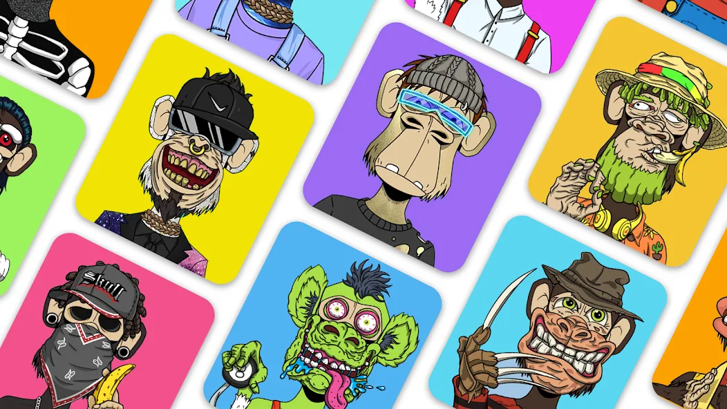 Скачать Bored Ape Creator - NFT Art — Все премиум шаблоны открыты — скриншот 2