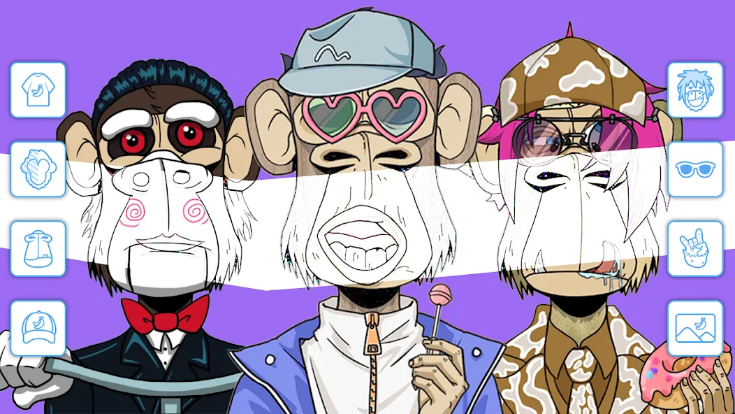 Скачать Bored Ape Creator - NFT Art — Все премиум шаблоны открыты — скриншот 3