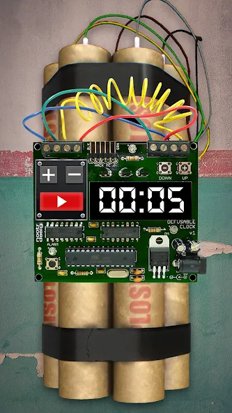 Скачать Time Bomb Broken Screen Prank (Мод: Все экраны разблокированы и без рекламы) на Андроид — скриншот 2 Скачать Time Bomb Broken Screen Prank (Мод: Все экраны разблокированы и без рекламы) на Андроид — скриншот 2